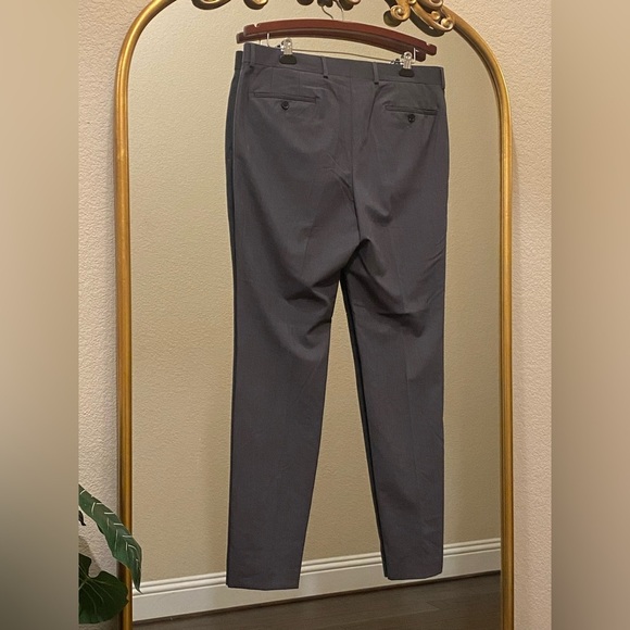 Savile Row Brixton Elegant Charcoal Men's Dress Pants Size 36W 34L - Picture 4 of 10